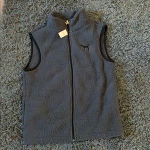 PINK Sherpa vest NWT